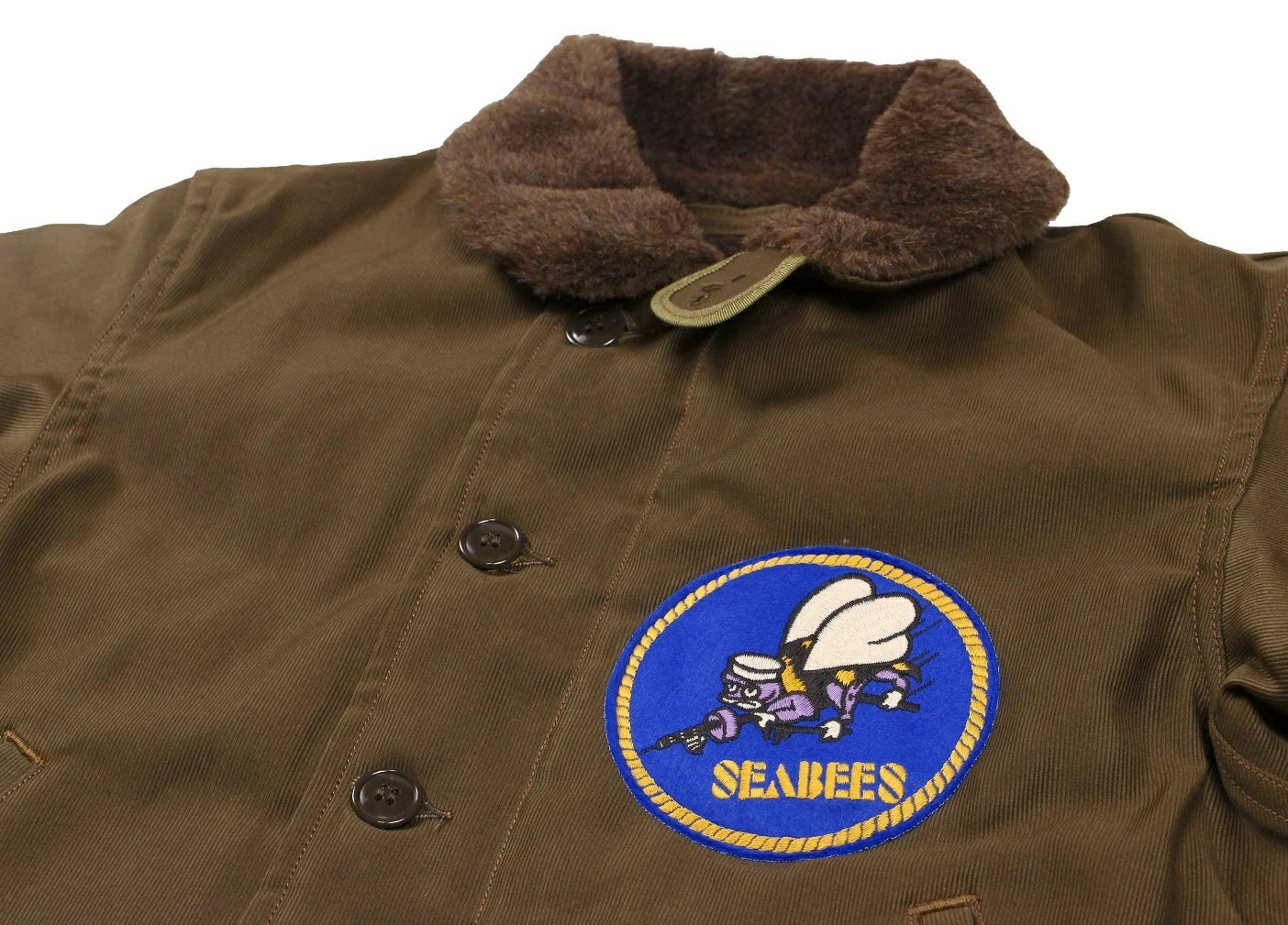 FREEWHEELERS NAVY DEPARTMENT JACKET DECK ZIP TYPE N-1 "Construction Battalion"