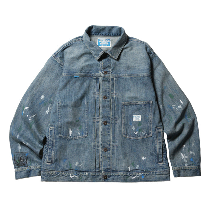Liberaiders STAMPED DENIM JACKET