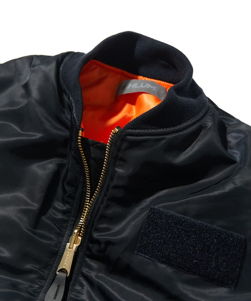 CAHLUMN Magazine Pocket Nylon Twill Flight Jacket “MA-1”